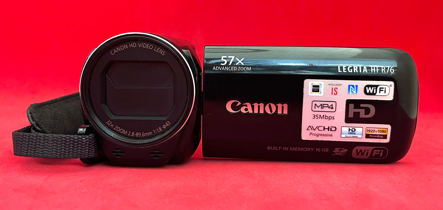 Canon Legria HF R76 Video Camcorder Black (used)
