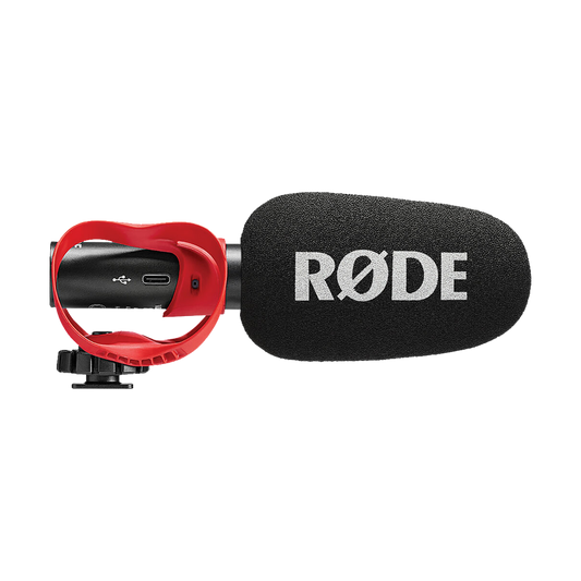 Rode VideoMic GO II-  Ultracompact Analog/USB Camera-Mount Shotgun Microphone