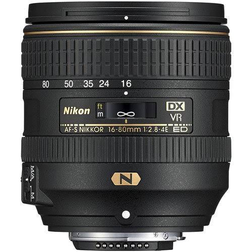 Nikon 16-80mm f/2.8-4E AF-S ED DX VR Lens (used)