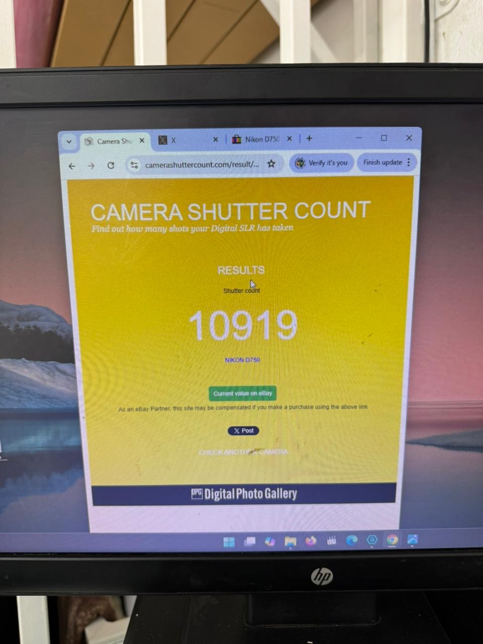 Nikon D750 DSLR Camera Body Only