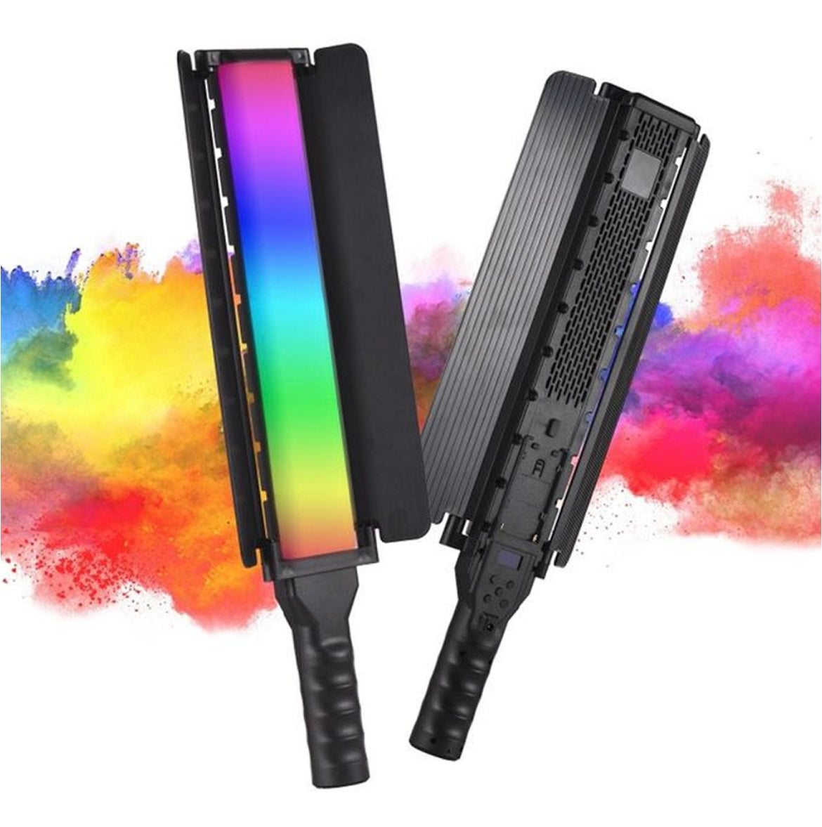 Square Led Light Handheld Portable Handheld RGB LED Light LS-188 – Luck Tech Cameras