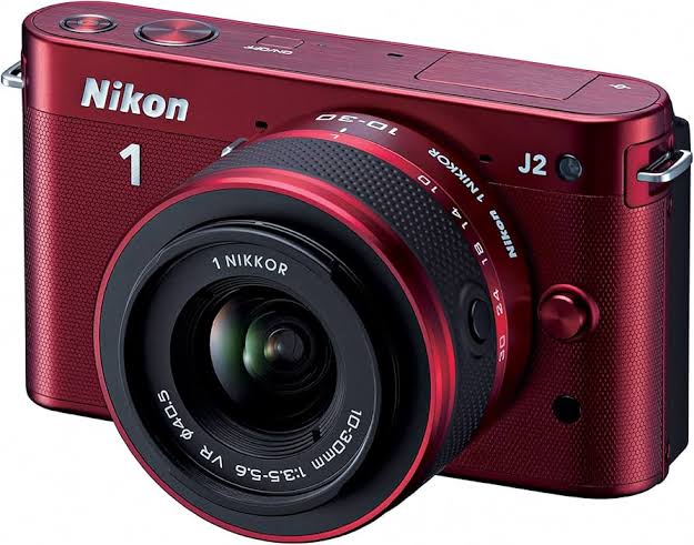 Nikon 1 J2 Mirrorless Digital Camera Red (Used)