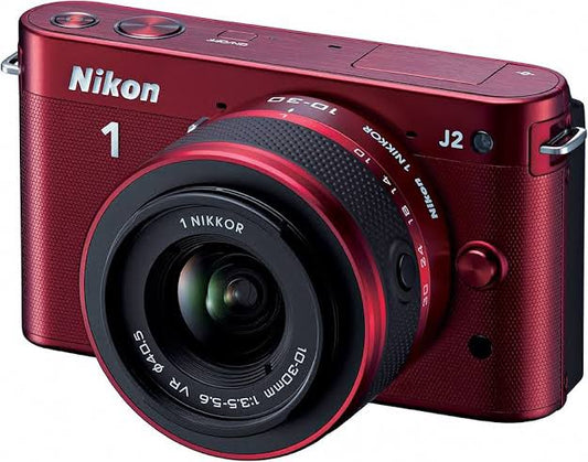 Nikon 1 J2 Mirrorless Digital Camera Red (Used)
