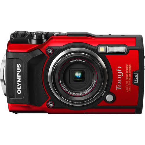 OLYMPUS TOUGH TG-6 DIGITAL CAMERA (RED) UNDERWATER/ WATERPROOF (PRE-OWNED)