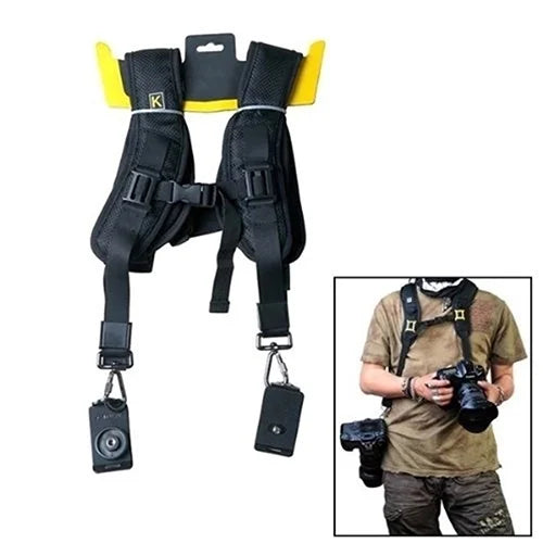 K Double Shoulder Camera DSLR Strap
