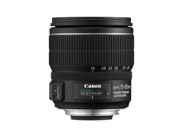 CANON EF-S 15-85MM F3.5-5.6 IS USM MACRO LENS (used)