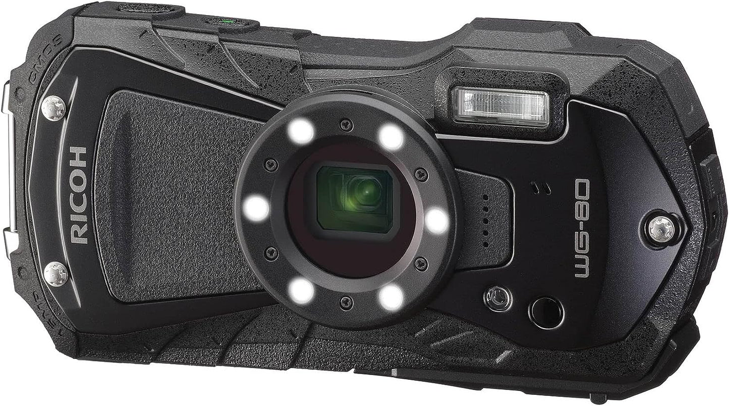 RICOH WG-80 All-weather Adventure Camera Black Brand new