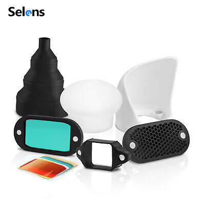Selens Magnetic Silicone Light Diffuser Rubber Modular Flash Accessory for Camera Speedlite