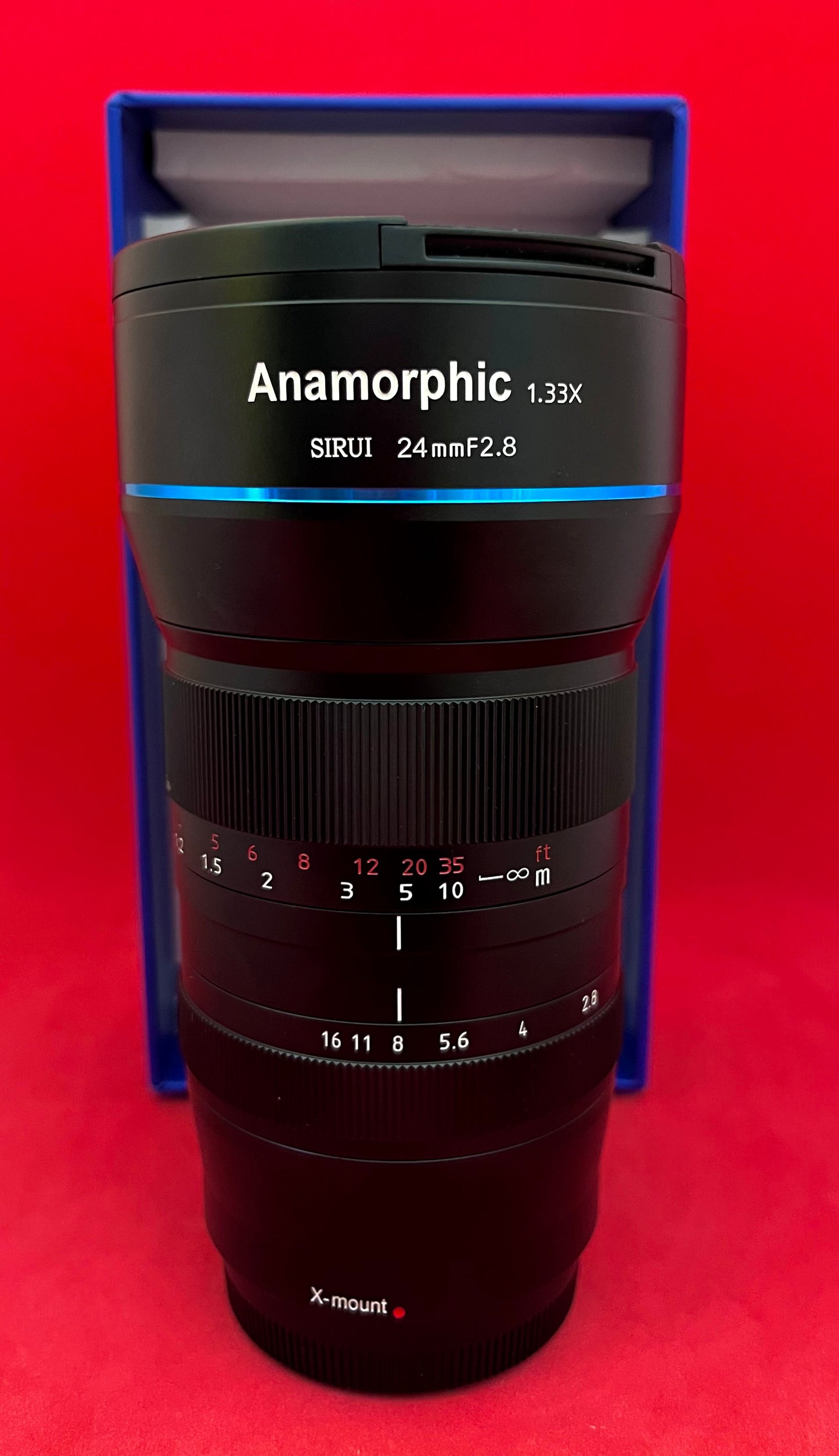 Sirui 24mm f/2.8 1.33x Anamorphic Lens for Fujifilm X Mount (used)
