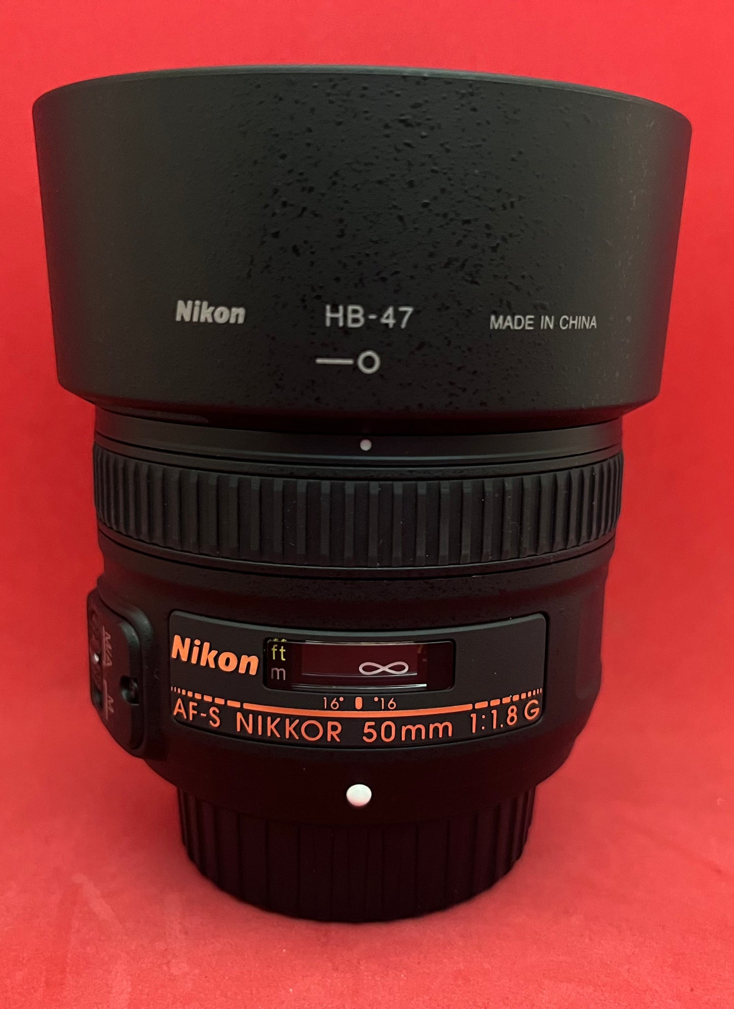 Nikon 50mm f/1.8G AF-S Lens (used)