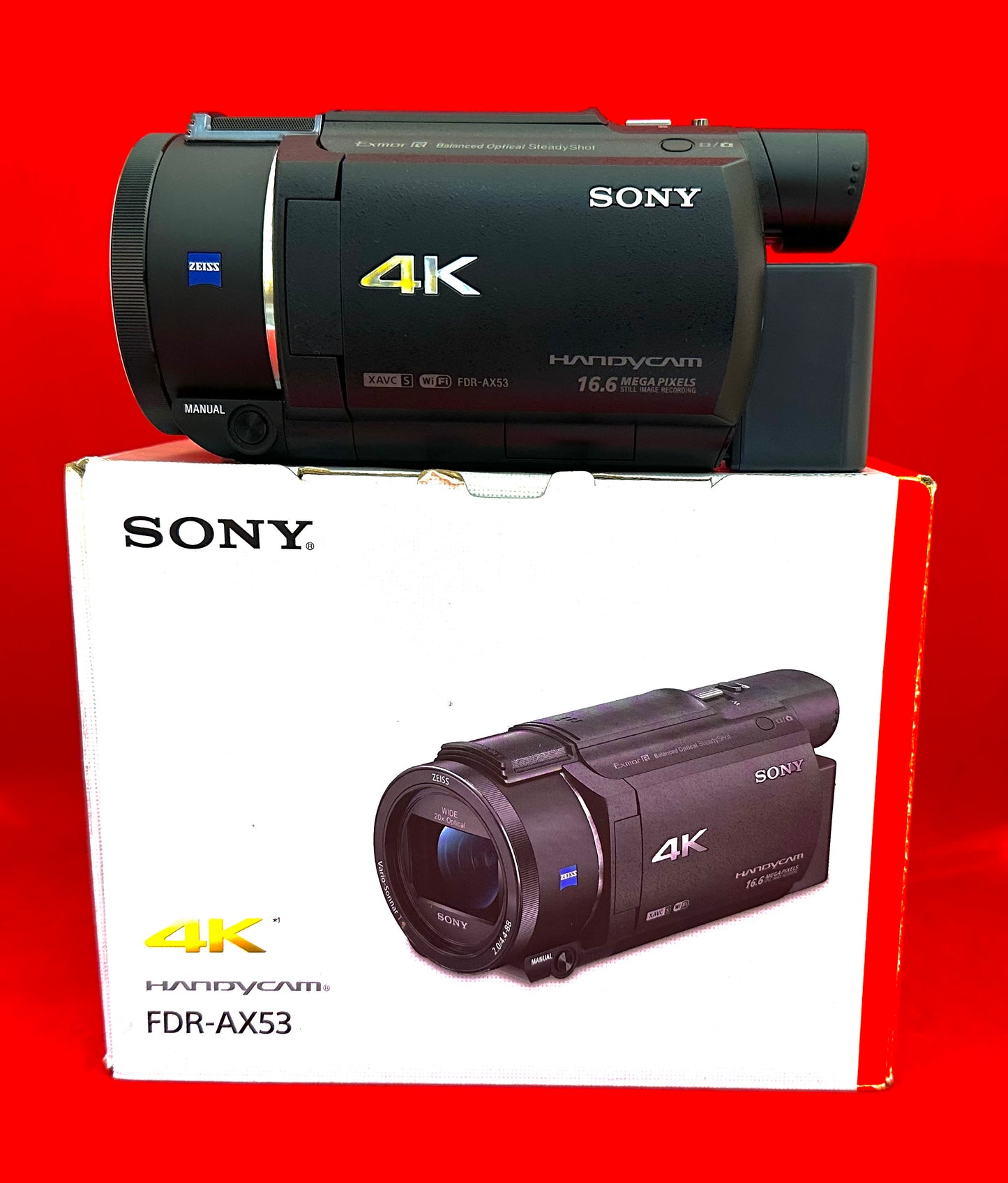 SONY FDR-AX53 4K ULTRA HD HANDYCAM CAMCORDER (used)