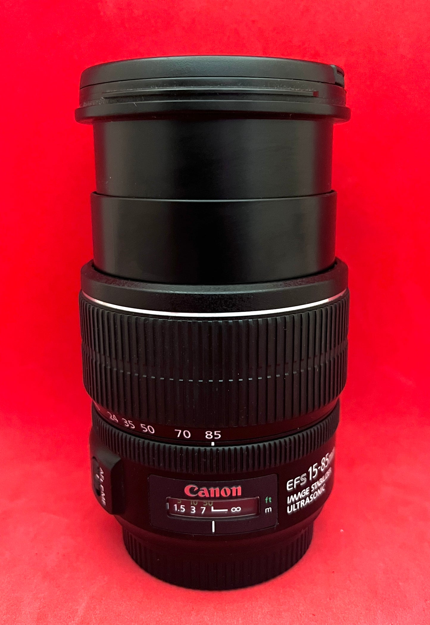 CANON EF-S 15-85MM F3.5-5.6 IS USM MACRO LENS (used)