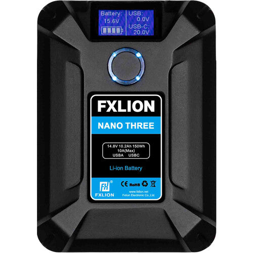 Fxlion Nano THREE Ultracompact V-Mount Battery (150Wh) (used)