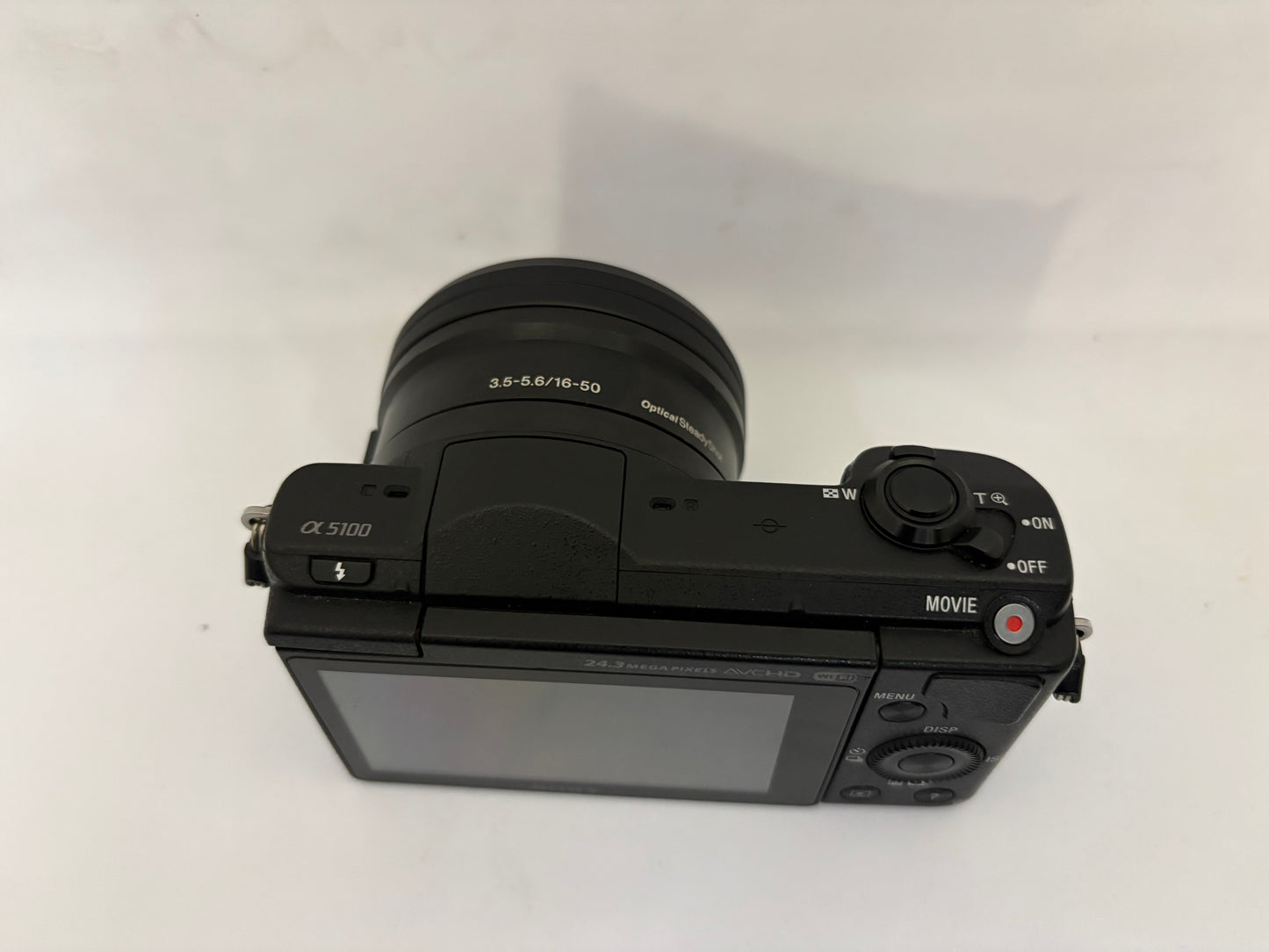SONY A5100 BODY + SONY E PZ 16-50MM OSS LENS (used)