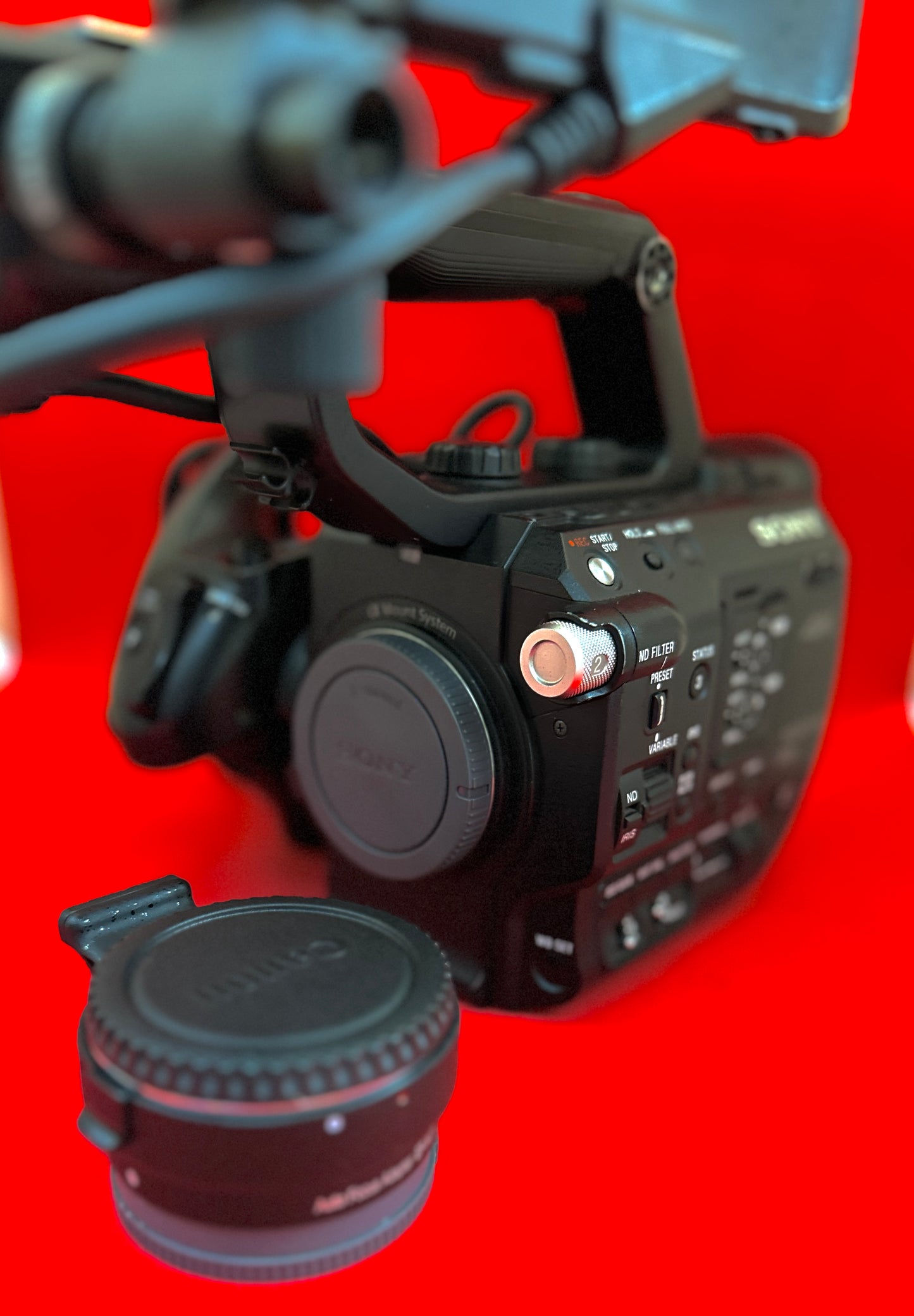 SONY PXW-FS5 body with EF-Emount adapter (used)