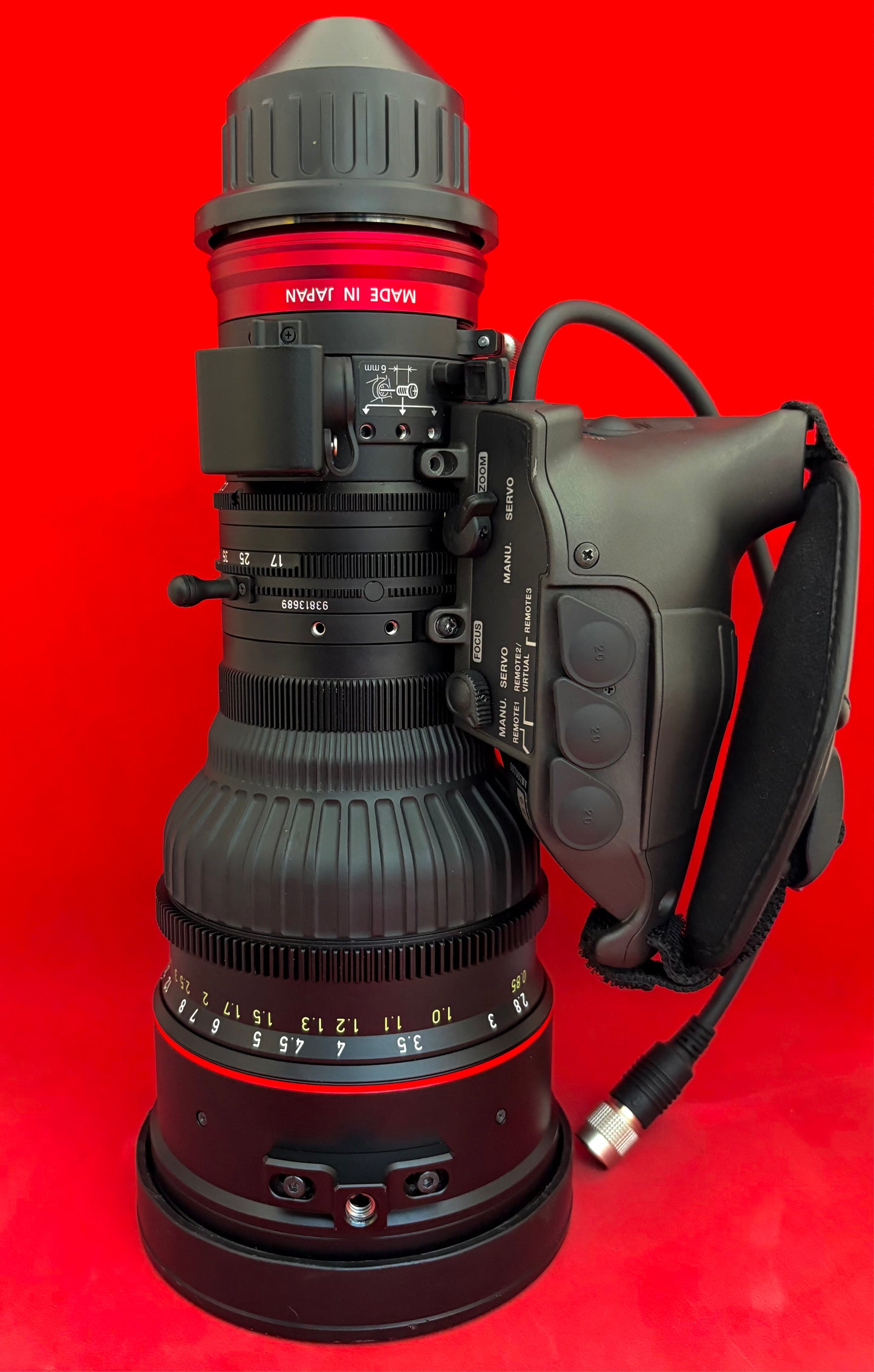 CANON CN7X17 KAS S CINE-SERVO 17-120MM T2.95 PL MOUNT (used)