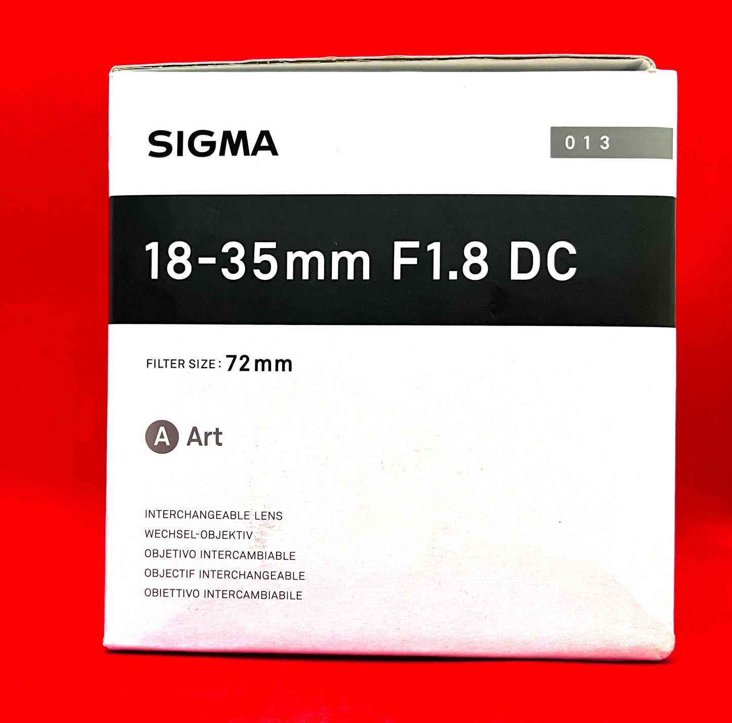 Sigma 18-35mm f/1.8 DC HSM ART for Canon EF