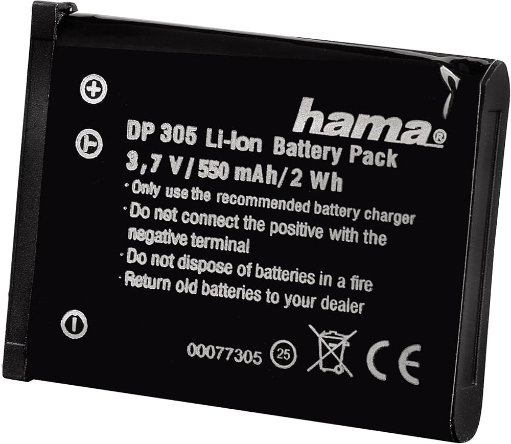 Hama Li-Ion Battery DP-305 Suitable For Olympus (Equivalent to LI40B)