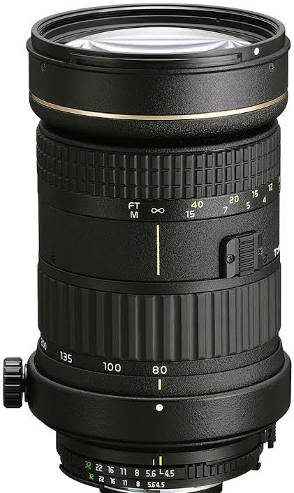 Tokina 80-400mm 4.5-5.6 At-x 840 D Telephoto Zoom Lens for canon (used)