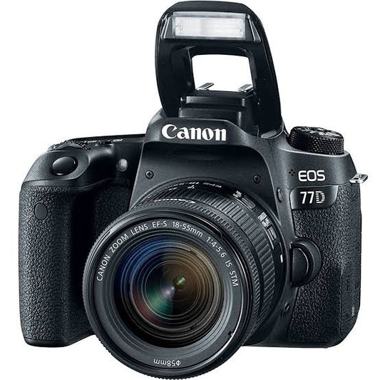 Canon Eos 77D with 18-55mm STM Lens (used)