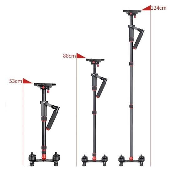 KINGJOY VS1047B PROFESSIONAL 110 CM HANDHELD DSLR VIDEO CAMERA STABILIZER WITH QUICK RELEASE PLATE 1/4-INCH AND 3/8-INCH SCREWS