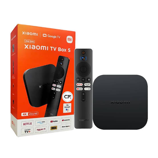 Xiaomi TV Box S 2nd Gen 4K HDR Google TV with Google Assistant Remote Streaming Media Player