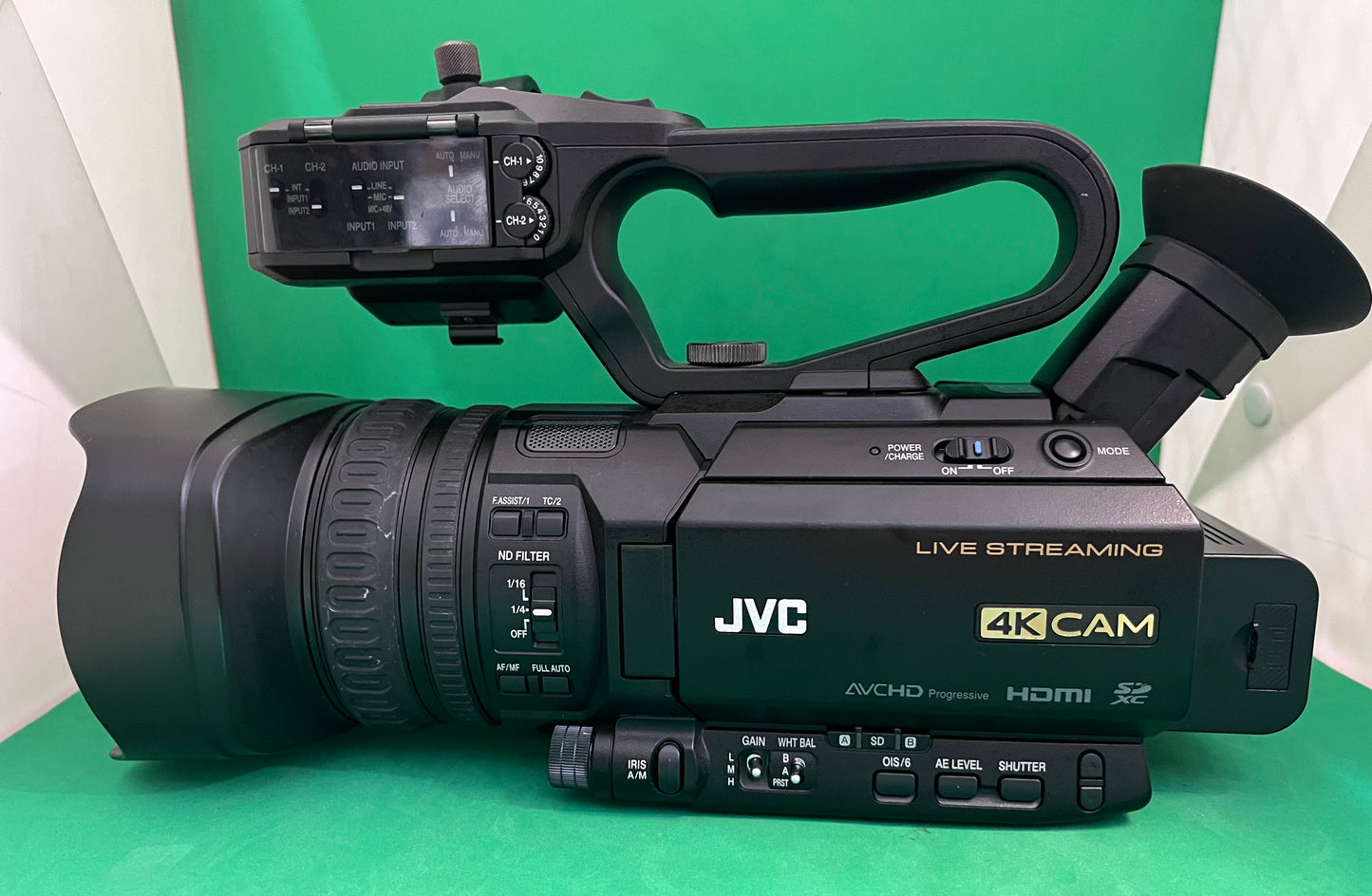 JVC GY-HM250E 4k uhd Camcorder (used)