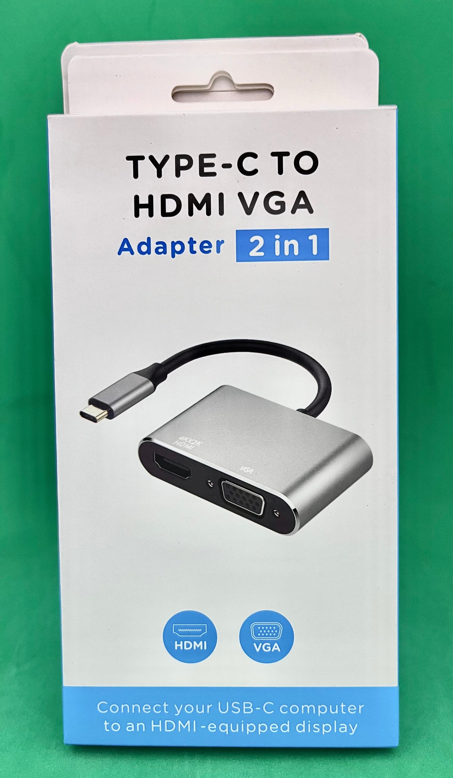 TYPE-C to HDMI + VGA Adapter