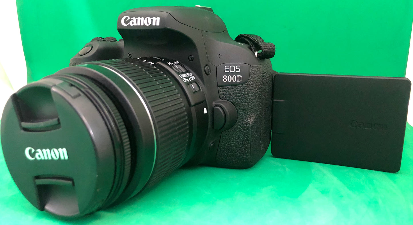 Canon EOS 800D DSLR Camera with lens 18-55mm (Used)