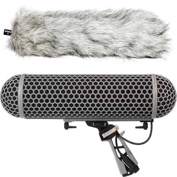 RODE Audio Blimp Windshield and Shock Mount Suspension System for Shotgun Microphones