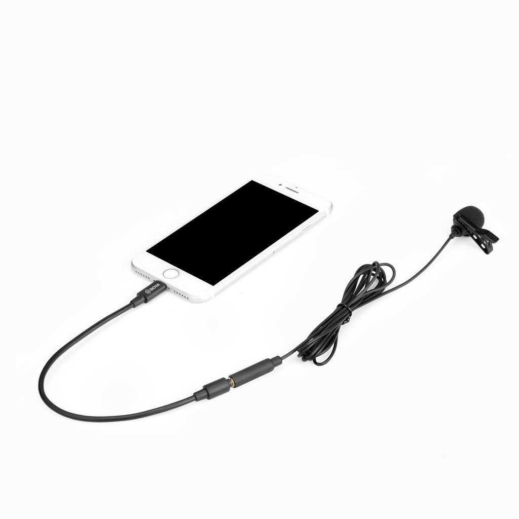 Lavalier Audio Microphone Boya BY-M1 Omnidirectional Boya BY-M2