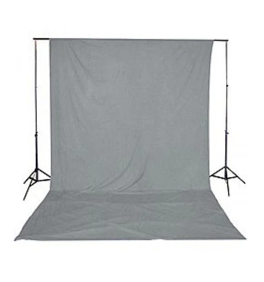 Muslin Grey Backdrop Material 3x6m