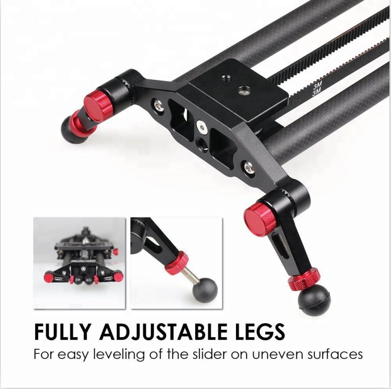 150 cm Carbon Fiber Flywheel Camera Track Dolly Slider Photography Stabilizer Rail System Video Making Kit