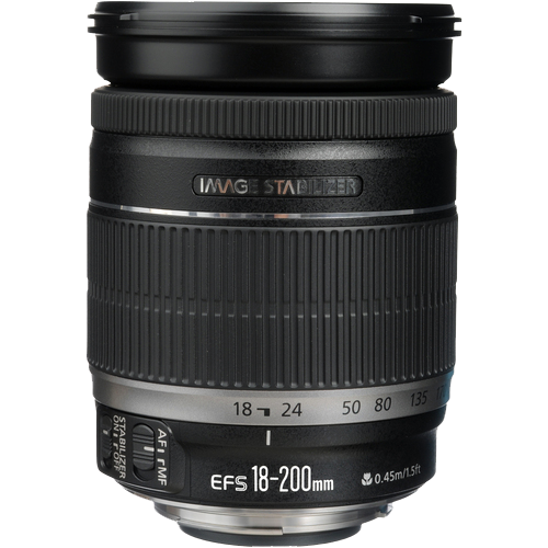 Canon EF-S 18-200mm f/3.5-5.6 IS Lens (Used)