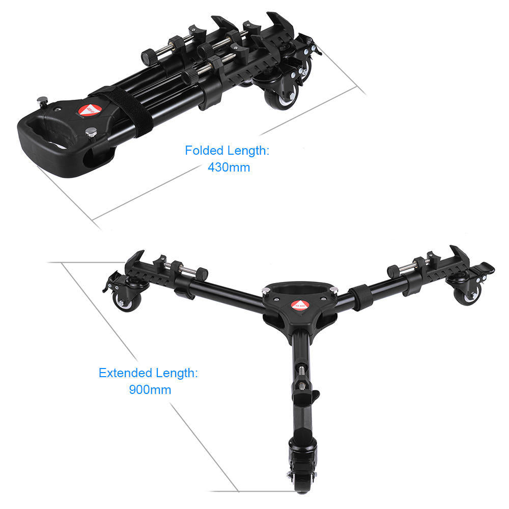 Kingjoy VX-600 Camera Tripod Dolly Base Stand