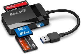 SmartQ C368 USB 3.0 Multi-Card Reader, Plug N Play, Apple and Windows Compatible, Powered by USB, Supports CF/SD/SDHC/SCXC/MMC/MMC Micro, etc.