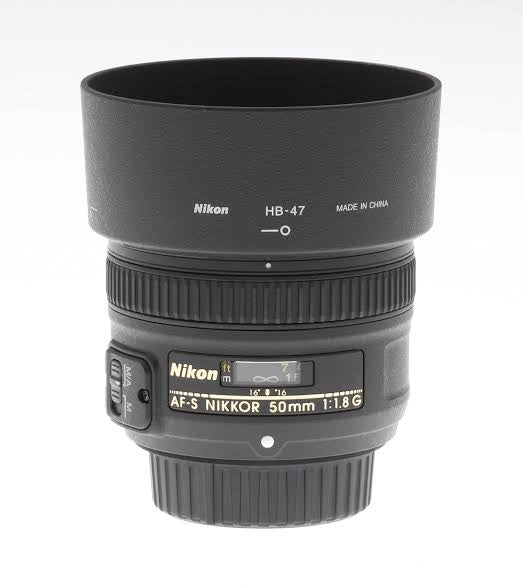 Nikon 50mm f/1.8G AF-S Lens (used)