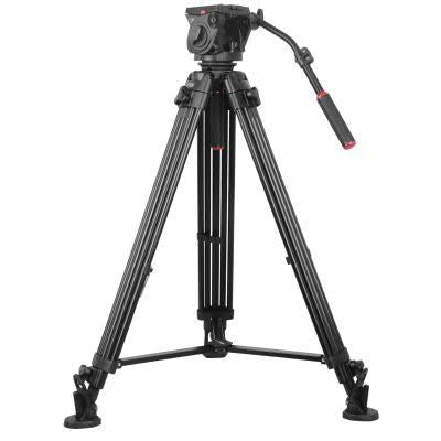 KINGJOY VT-3500 Professional 196 Cm Heavy Duty Aluminium Video Tripod Stand With VT-3530 Fluid Video Head