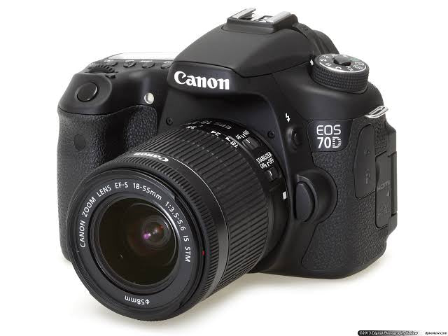 Canon EOS 70D Digital SLR Camera With 18-55mm Lens (USED)