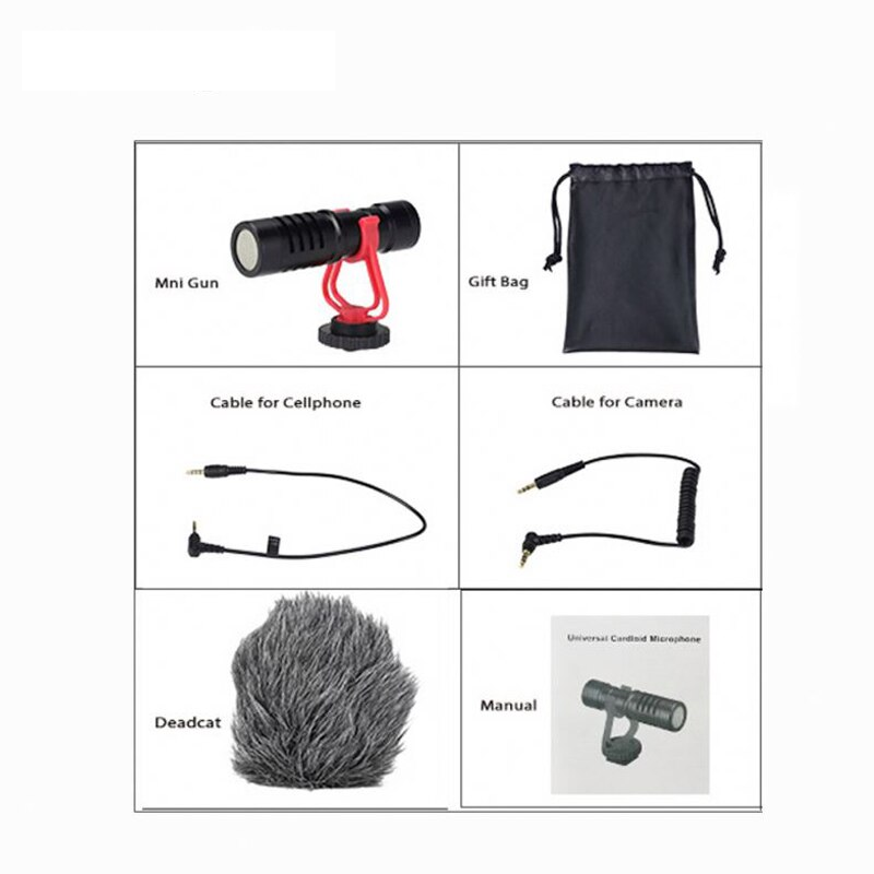 Movingmic minigun High Quality Studio Wired Audio Microphone