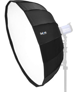 Selens 105cm 41" 16 Rods Parabolic Softbox Quick Collapsible Beauty Dish Diffuser with Bowens Mount for Flash Speedlite Lighting